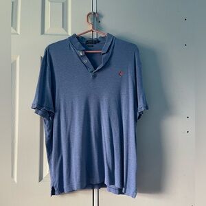 Ralph Lauren, blue, slightly faded, XL polo. Classic fit